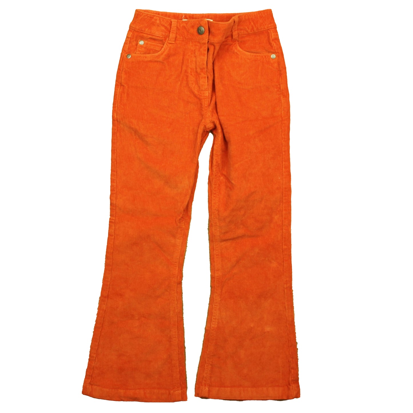 Boden Girls Orange Corduroy Pants Size: 8 Years Orange