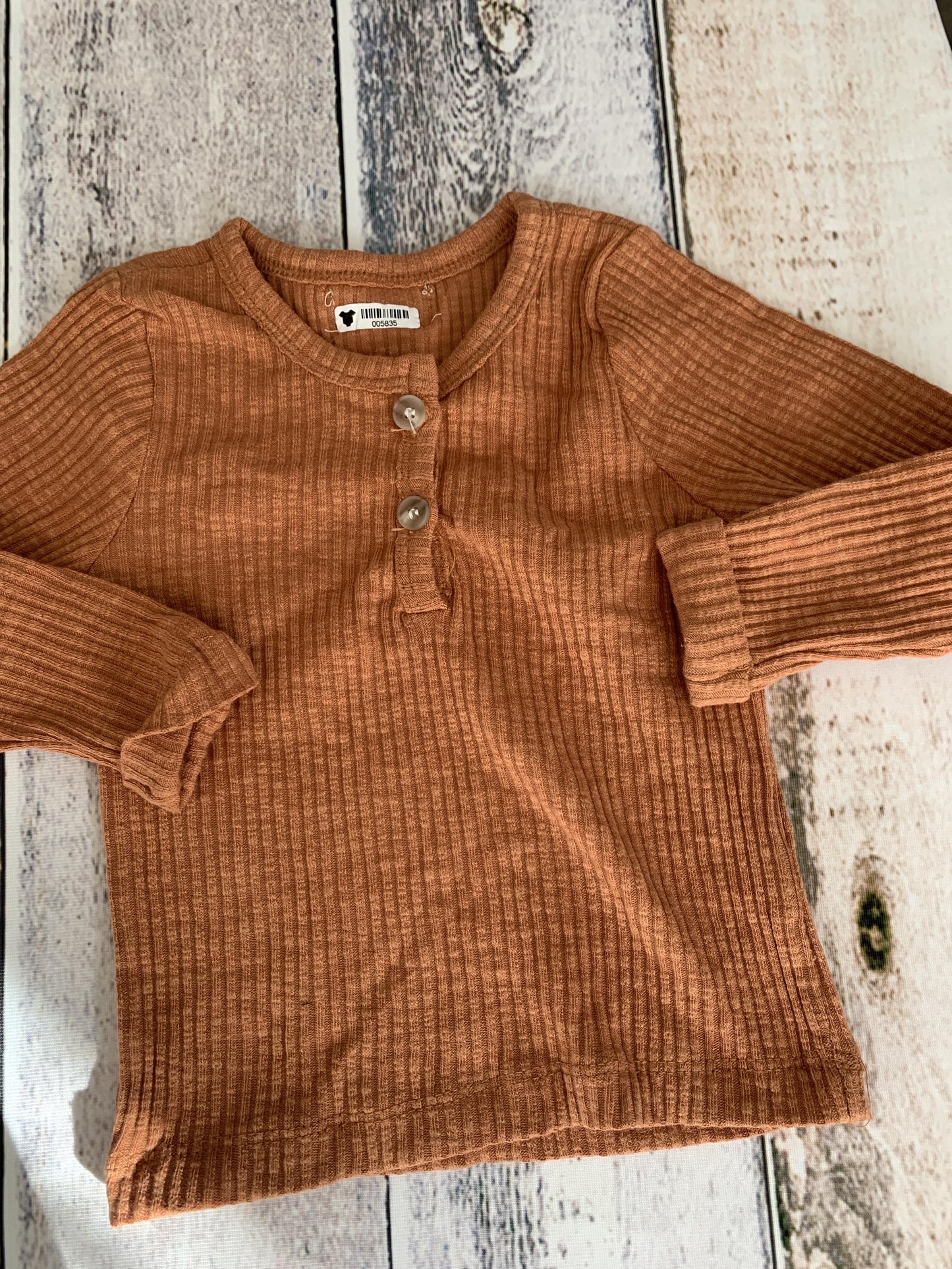 Hi Bye Unisex orange Pajamas Size: 12-18 months orange