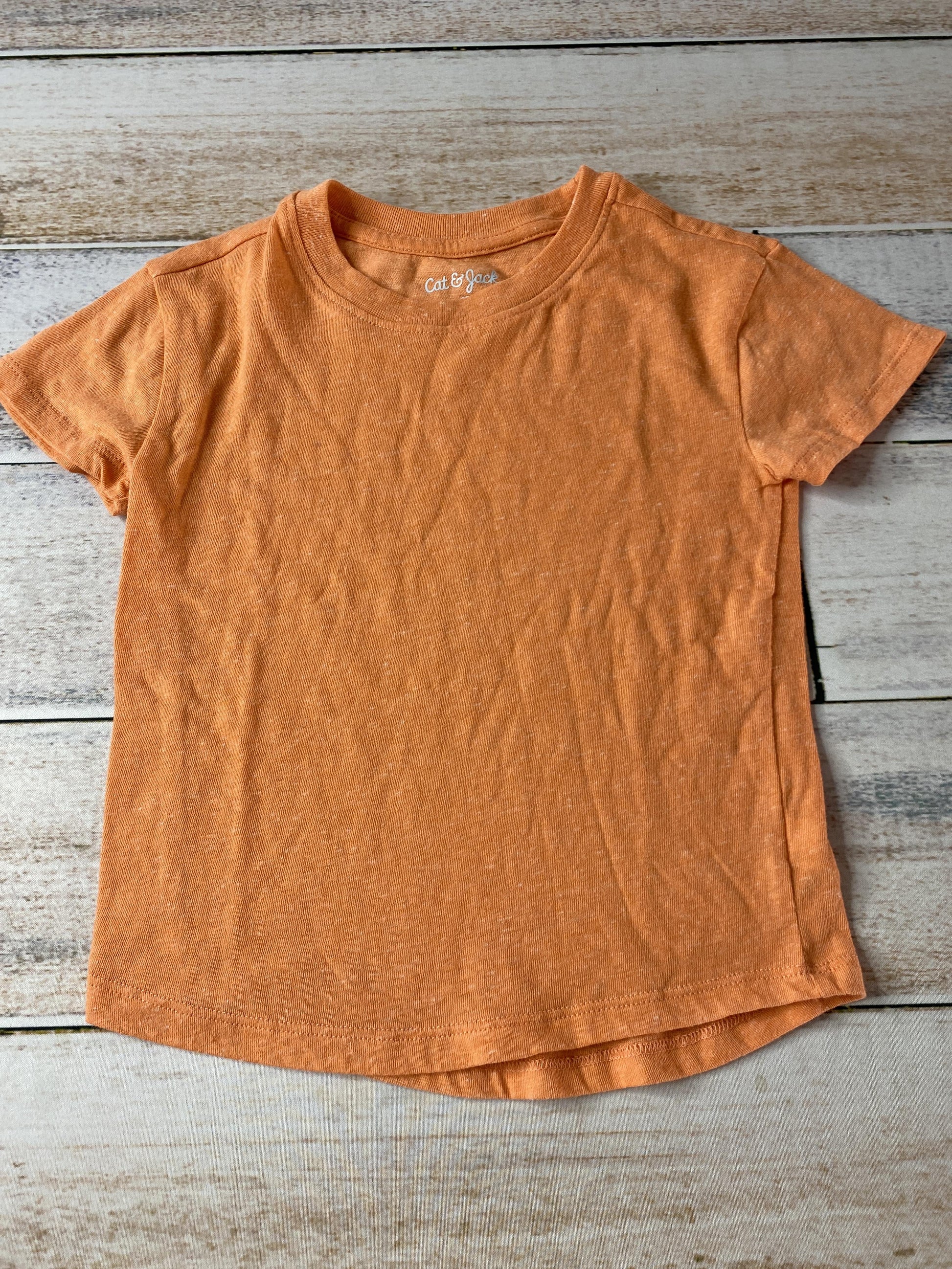 Cat & Jack Unisex orange T-Shirt Size: 3T orange