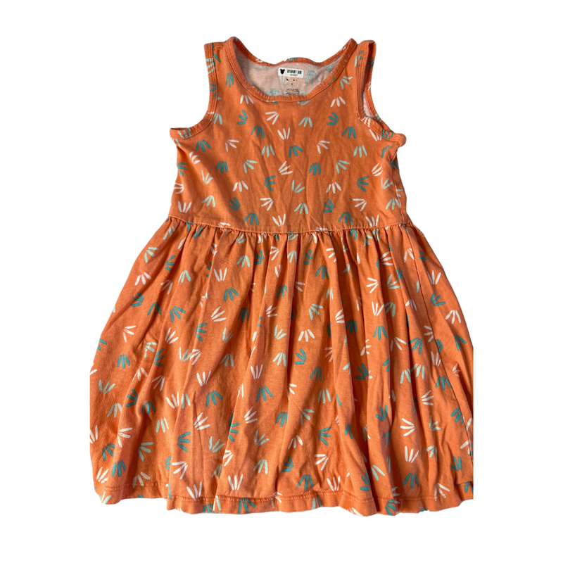 WonderNation Girls orange Dress Size: 5T orange
