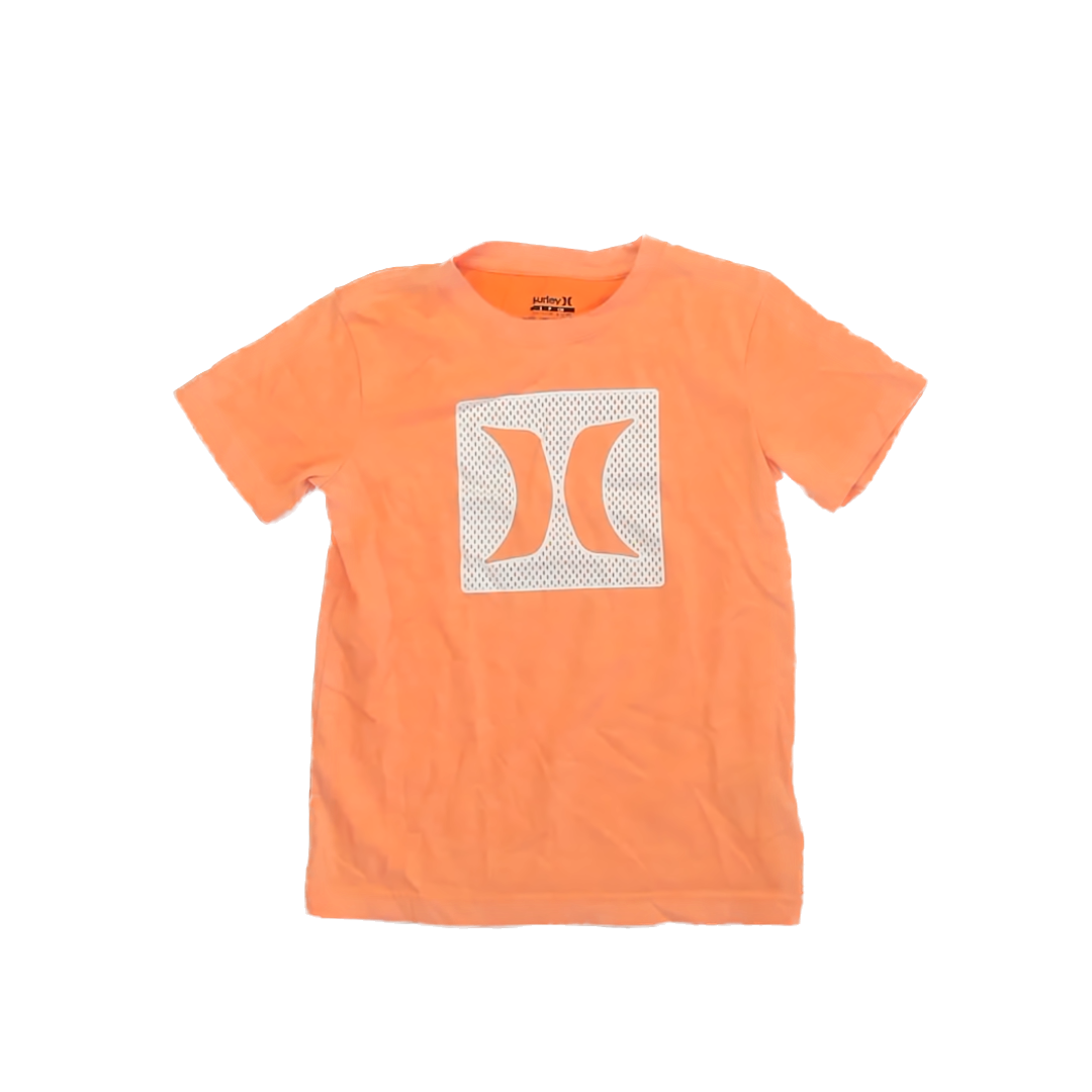 Hurley Boys Orange T-Shirt Size: 8-10 Years Orange