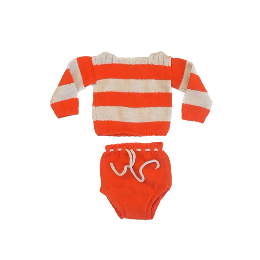 Unknown Girls Orange Apparel Sets Size: 12-18 Months * Orange