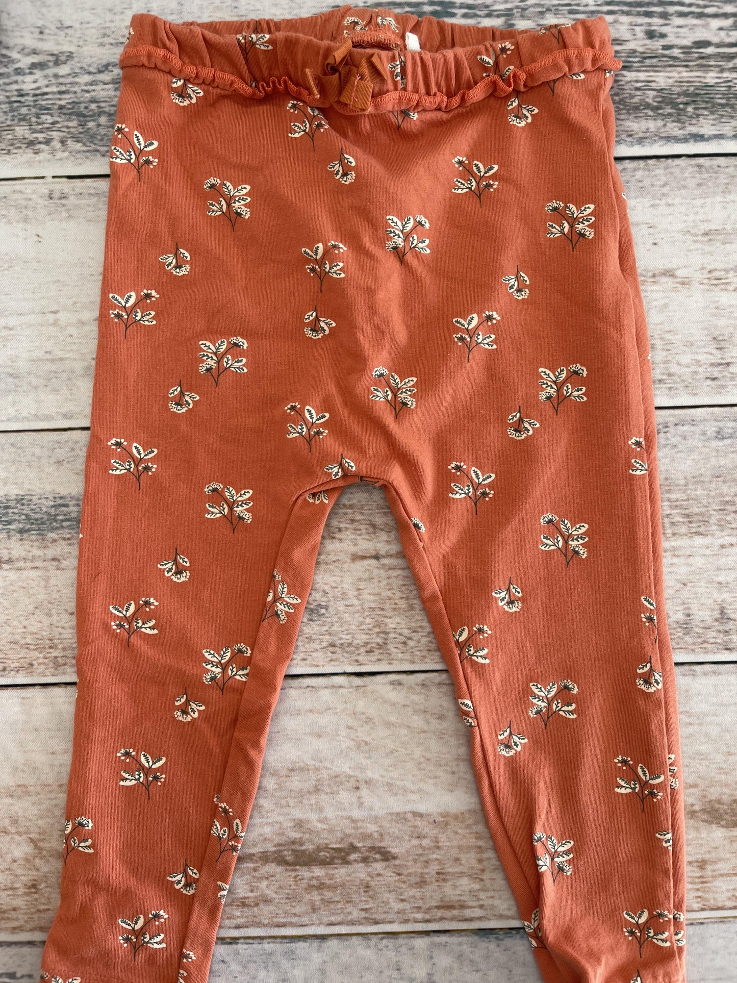 Oliver & Rain Girls orange Pants Size: 24 months orange
