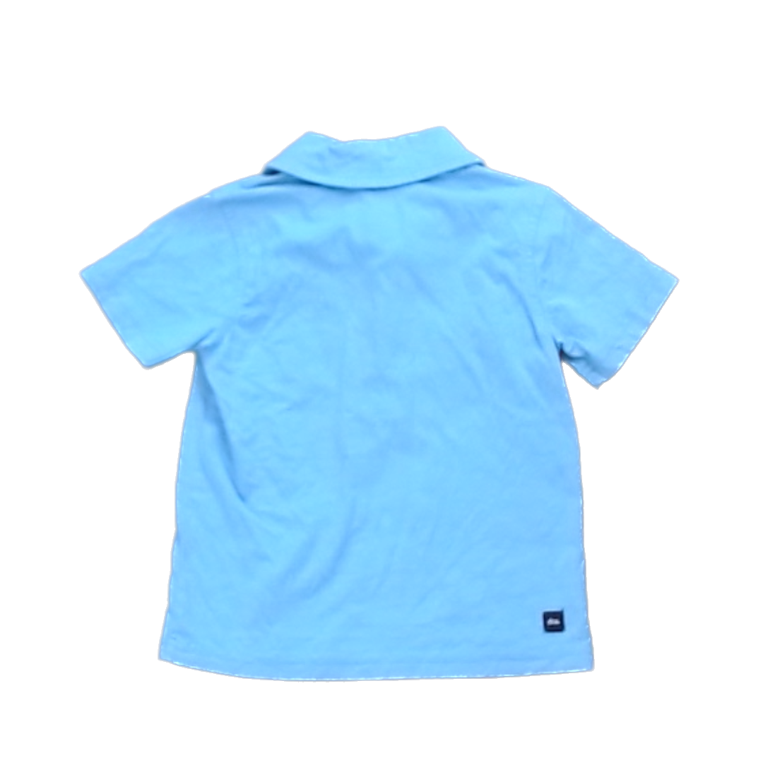 Tea Collection Boys Pale Blue Collard Shirt Size: 3T Pale Blue Collard