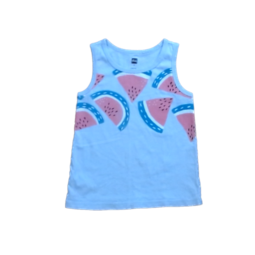 Tea Collection Girls Pale Blue | Watermelons Shirt Size: 3T Pale Blue | Watermelons