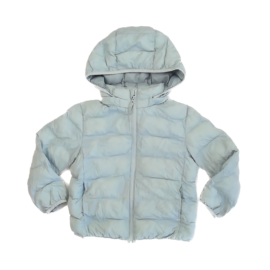 Uniqlo Unisex Pale Green Winter Coat Size: 3-4T Pale Green