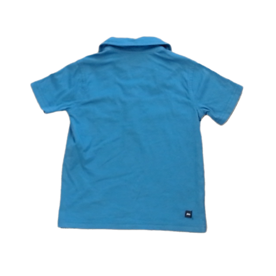 Tea Collection Boys Pale Navy Collard Shirt Size: 4T Pale Navy Collard