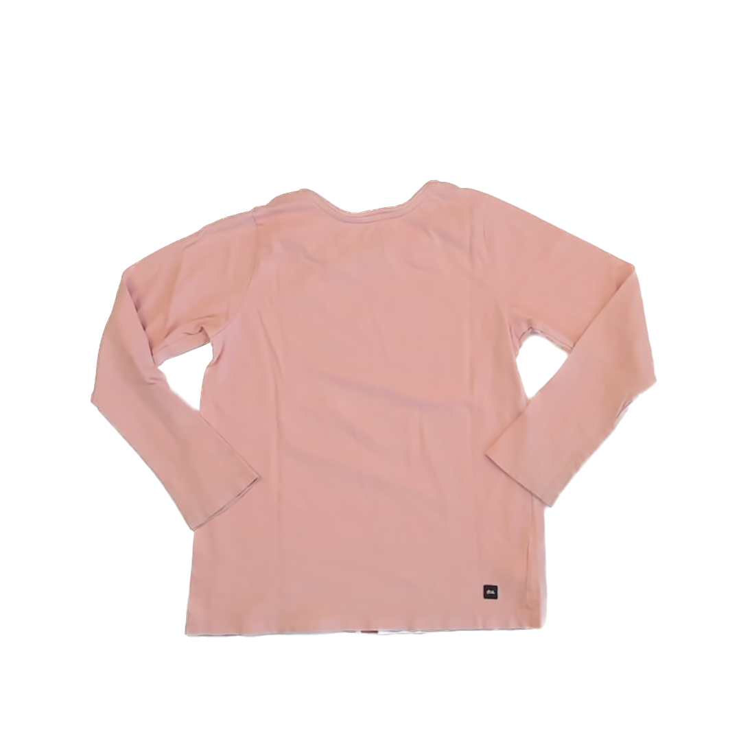 Tea Collection Girls Pale Pink | Cats Long Sleeve T-Shirt Size: 7 Years Pale Pink | Cats