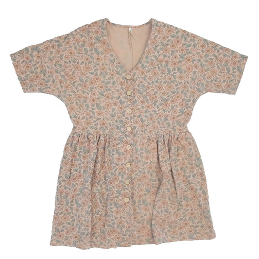 Rylee + Cru Girls Pale Pink Floral Dress Size: Womens XS Pale Pink Floral