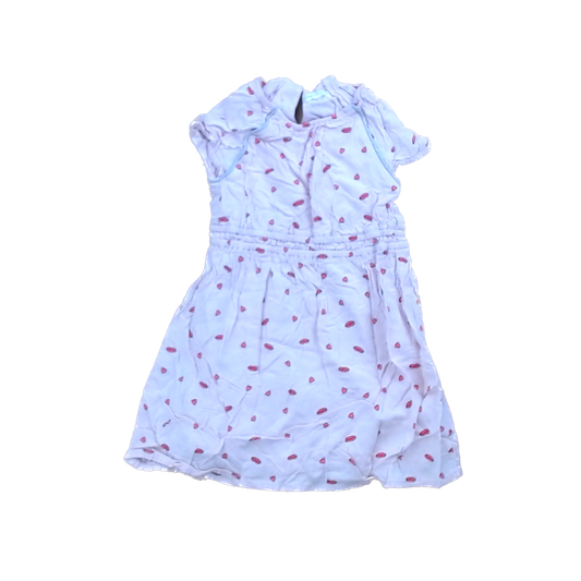 Rockets Of Awesome Girls Pale Pink | Lips and Hearts Dress Size: 4T - 5T Pale Pink | Lips and Hearts
