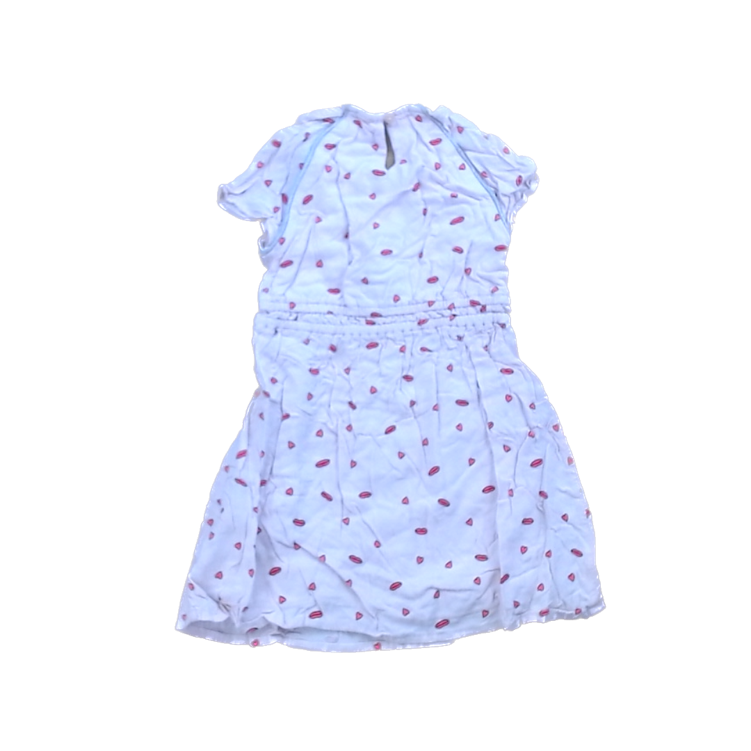 Rockets Of Awesome Girls Pale Pink | Lips and Hearts Dress Size: 4T - 5T Pale Pink | Lips and Hearts