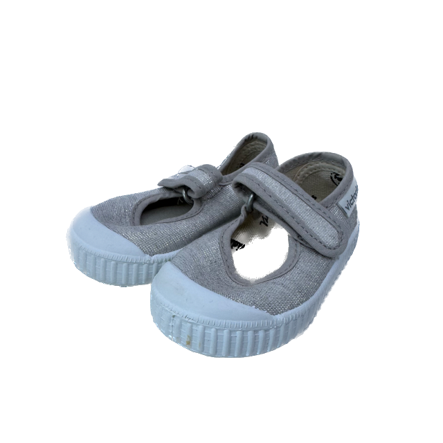 Victoria Girls pale pink sparkle Shoes Size: 19 (3-4T) pale pink sparkle