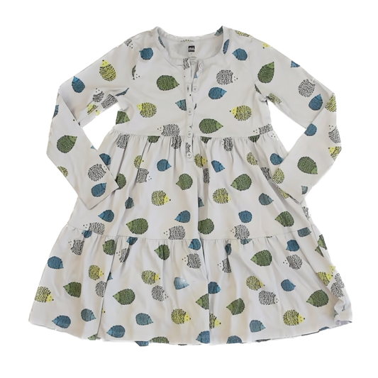 Tea Collection Girls Pale Purple | Hedgehogs Dress Size: 10 Years Pale Purple | Hedgehogs