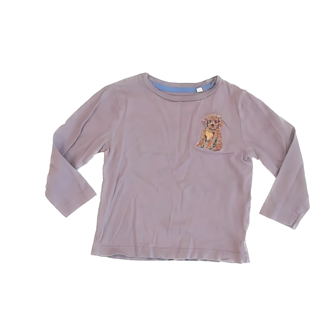 Boden Unisex Pale Purple Long Sleeve T-Shirt Size: 18-24 Months Pale Purple