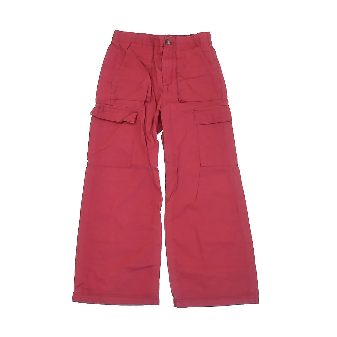 Old Navy Girls Pale Red Cargo Pants Size: L (10-12) Pale Red