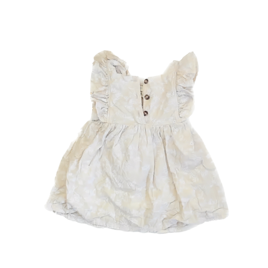 Chelsea & Violet Girls Girls Pale Yellow Dress Size: 18 Months Pale Yellow
