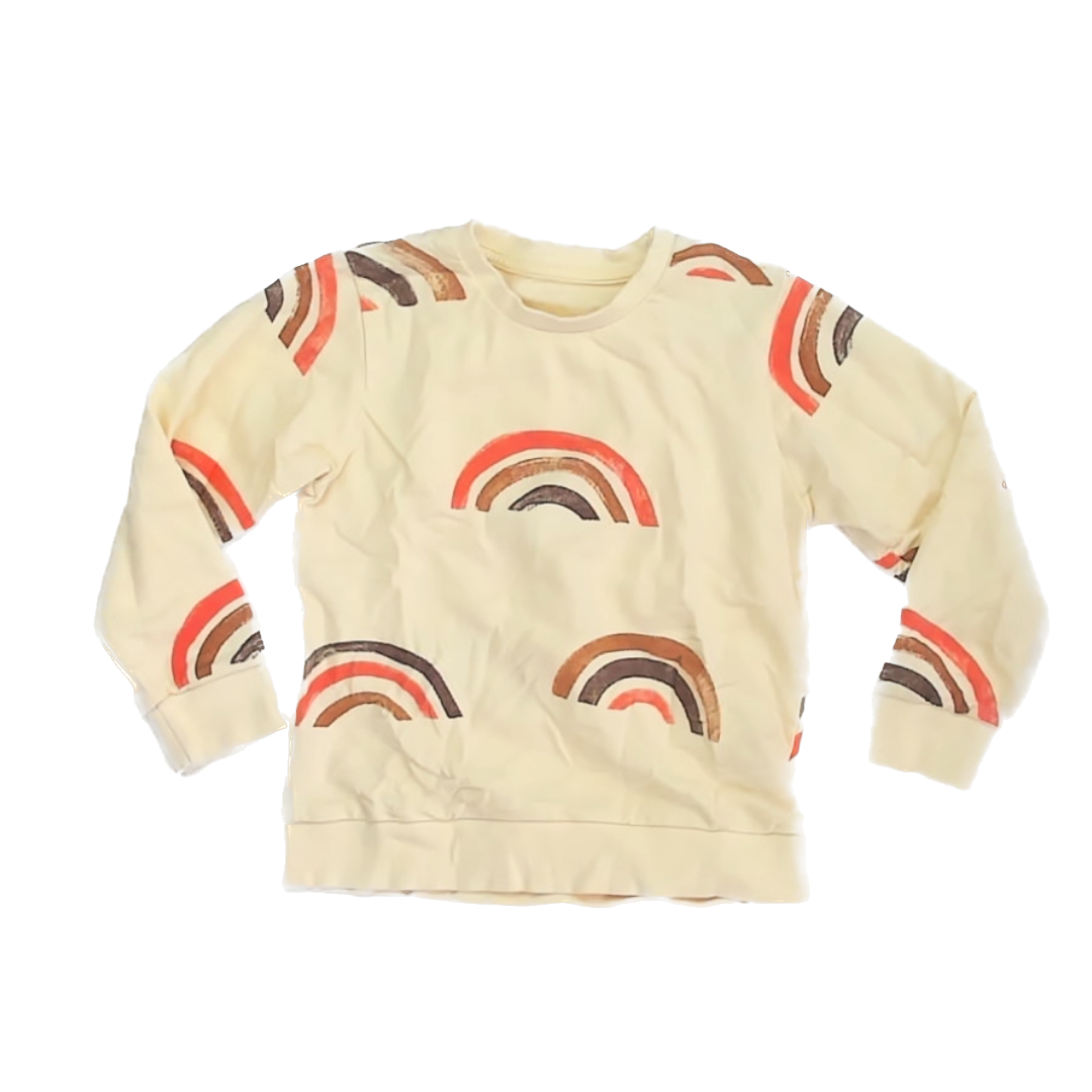 Unknown Unisex Pale Yellow Sweatshirt Size: 7 Years Pale Yellow