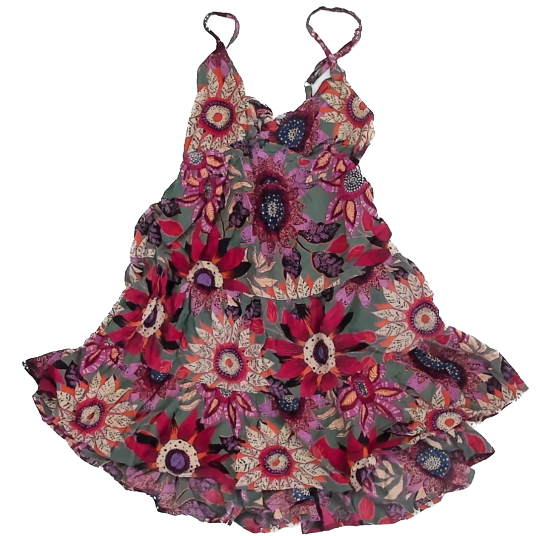Angie Girls Patterned Dress Size: Adult S Patterned