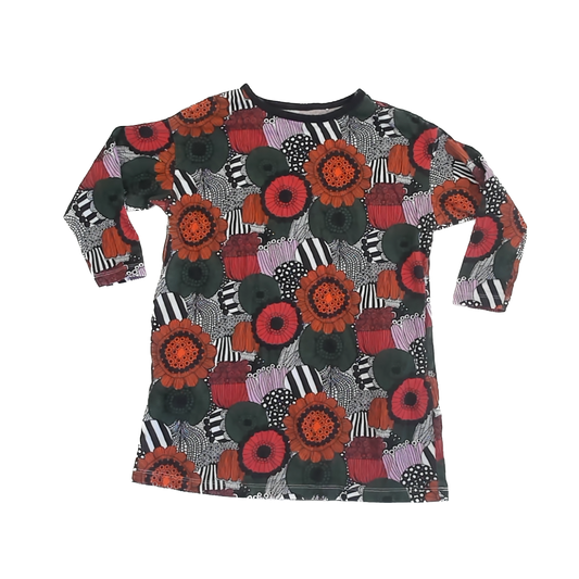 Uniqlo x Marimekko Girls Patterned Dress Size: 5-6 Years Patterned