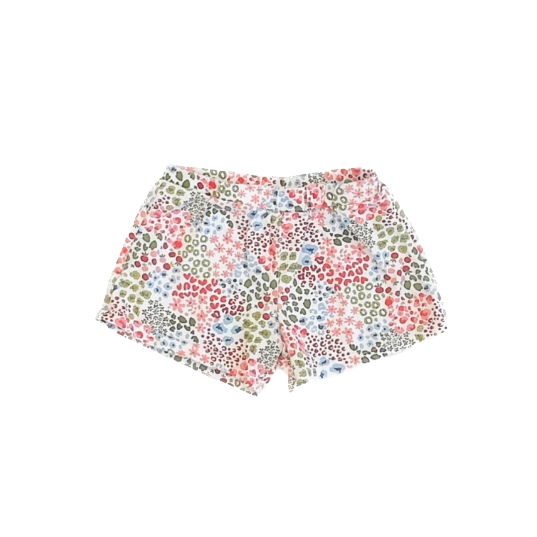 Mayoral Girls Patterned Shorts Size: 6 Years Patterned