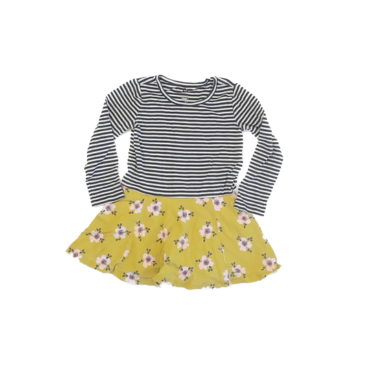 Tea Collection Girls Patterned Dress Size: 4T Patterned