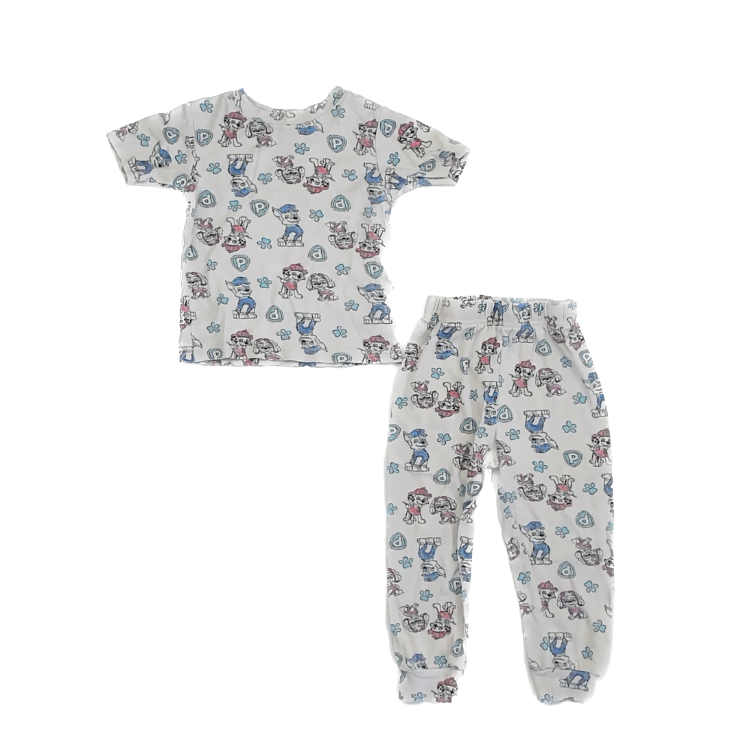 Nikelodeon Boys Paw Patrol 2-piece Pajamas Size: 4T Paw Patrol
