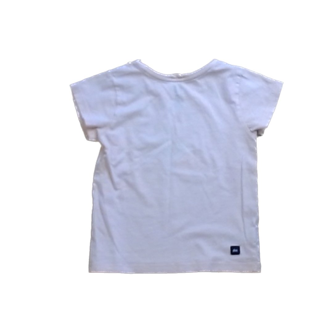 Tea Collection Girls Peach | Cat Shirt Size: 3T Peach | Cat