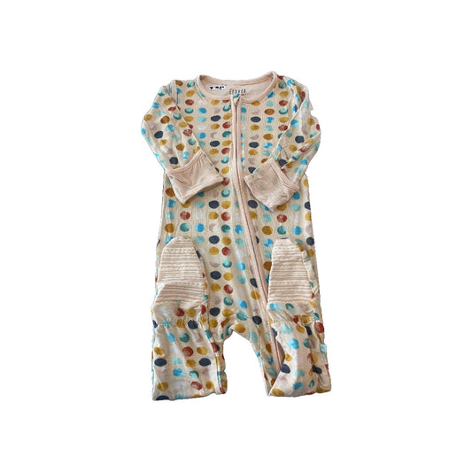 Girls Peach | Dots Pajamas Size: 18-24 months Peach | Dots