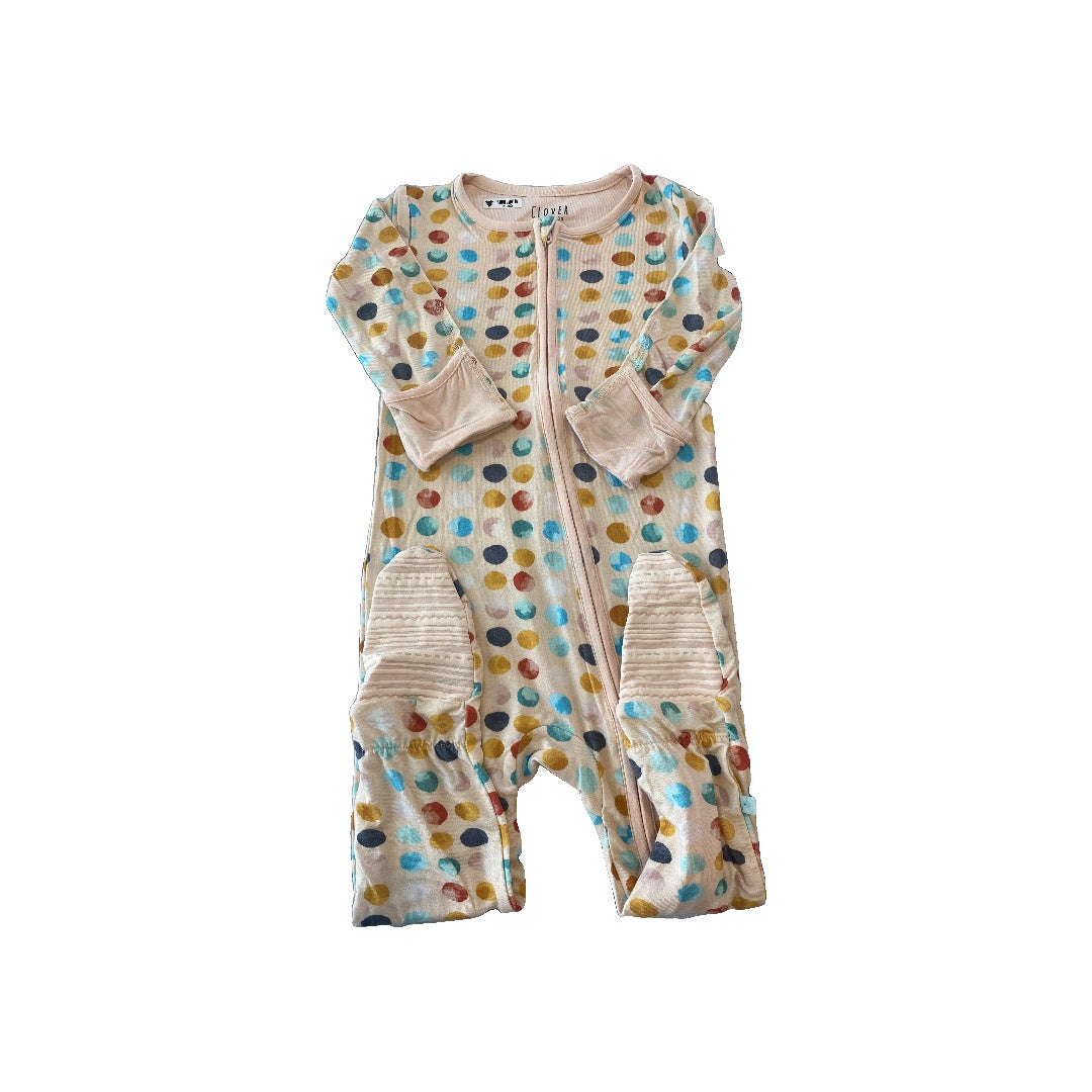 Girls Peach | Dots Pajamas Size: 18-24 months Peach | Dots