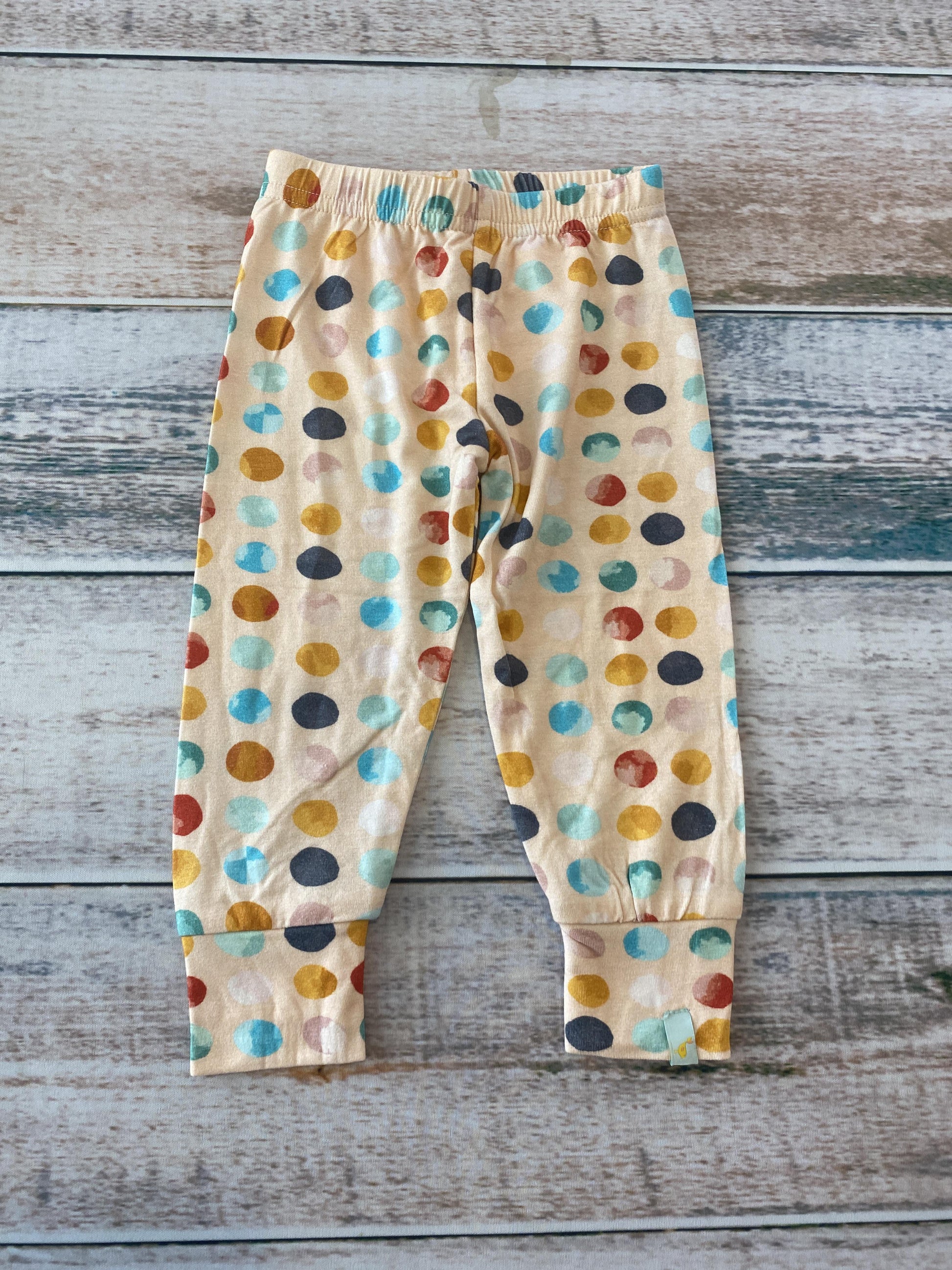 Clover Baby & Kids Girls Peach | Dots Pajamas Size: 6-12 months Peach | Dots