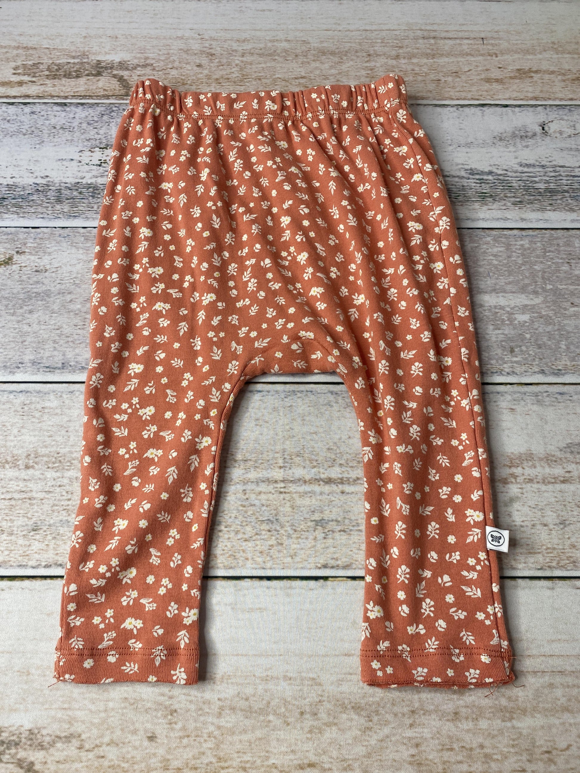 Honest co Girls Peach | Flowers Pants Size: 18 months Peach | Flowers