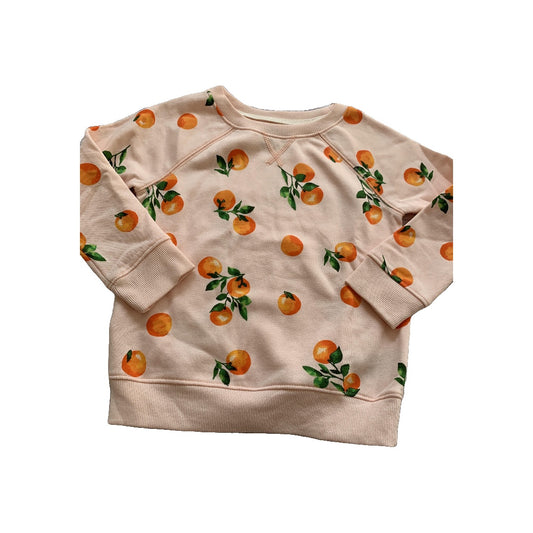 Old Navy Girls Peach | Fruit Sweatshirt Size: 3T Peach | Fruit