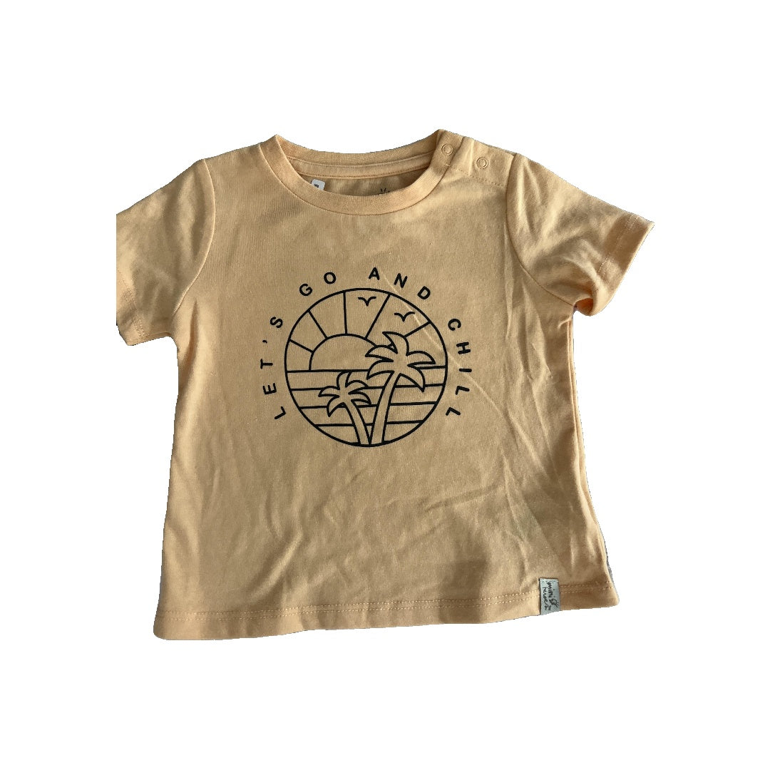 Mini Heroes Girls Peach | Graphic T-Shirt Size: 18 months Peach | Graphic