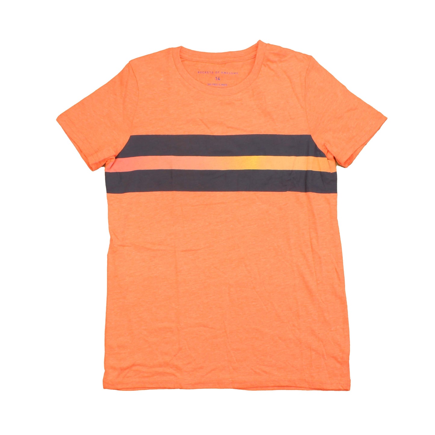 Rockets Of Awesome Boys Peach | Navy T-Shirt Size: 14 Years