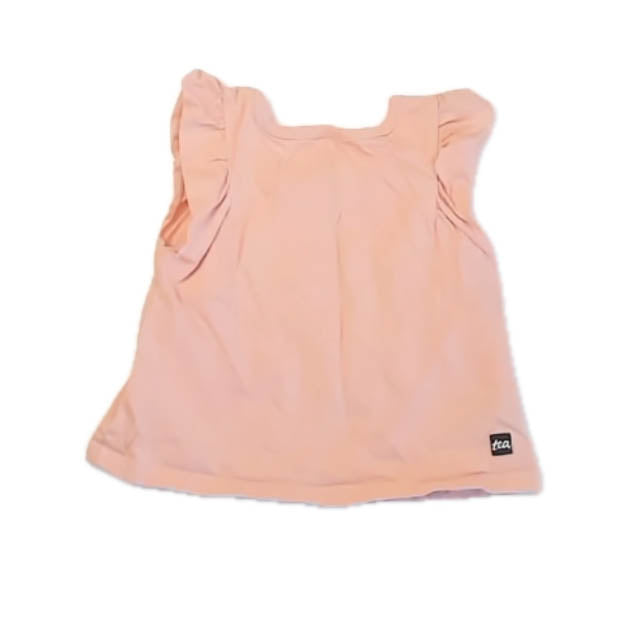 Tea Collection Girls Peach Palm Tree T-Shirt Size: 12-18 Months Peach Palm Tree