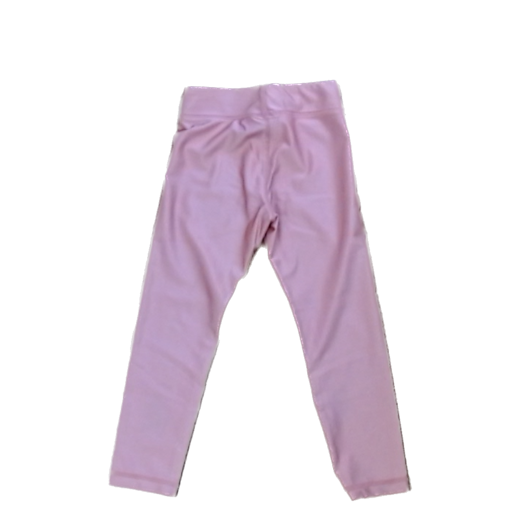 Tea Collection Girls Peach Shimmer Leggings Size: 5T Peach Shimmer