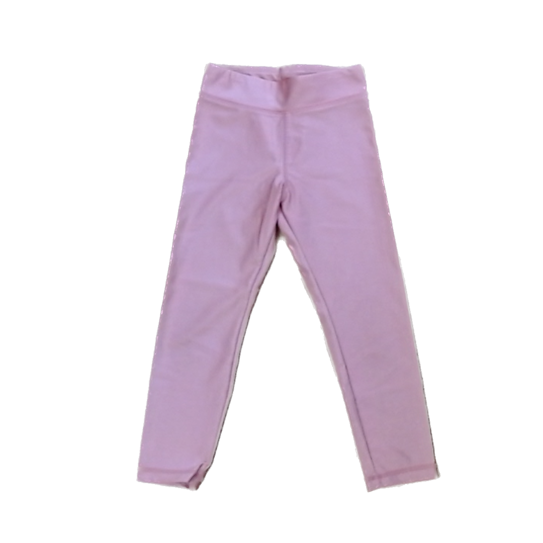 Tea Collection Girls Peach Shimmer Leggings Size: 5T Peach Shimmer