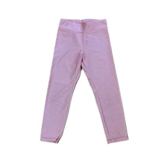 Tea Collection Girls Peach Shimmer Leggings Size: 5T Peach Shimmer