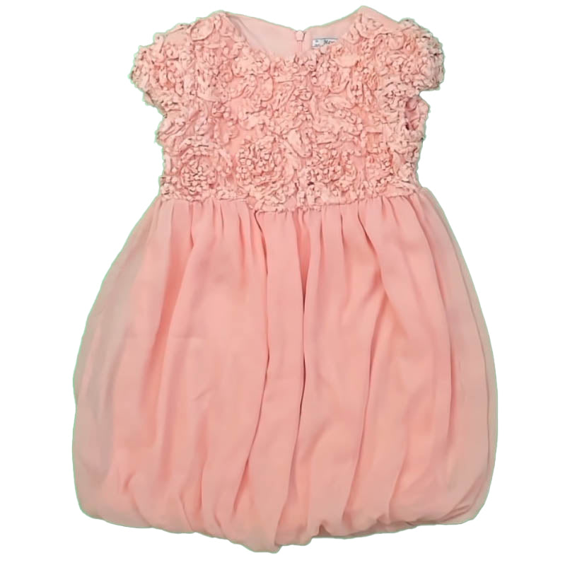 Mayoral Girls Peach Dress Size: 6 Years Peach