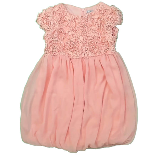 Mayoral Girls Peach Dress Size: 6 Years Peach