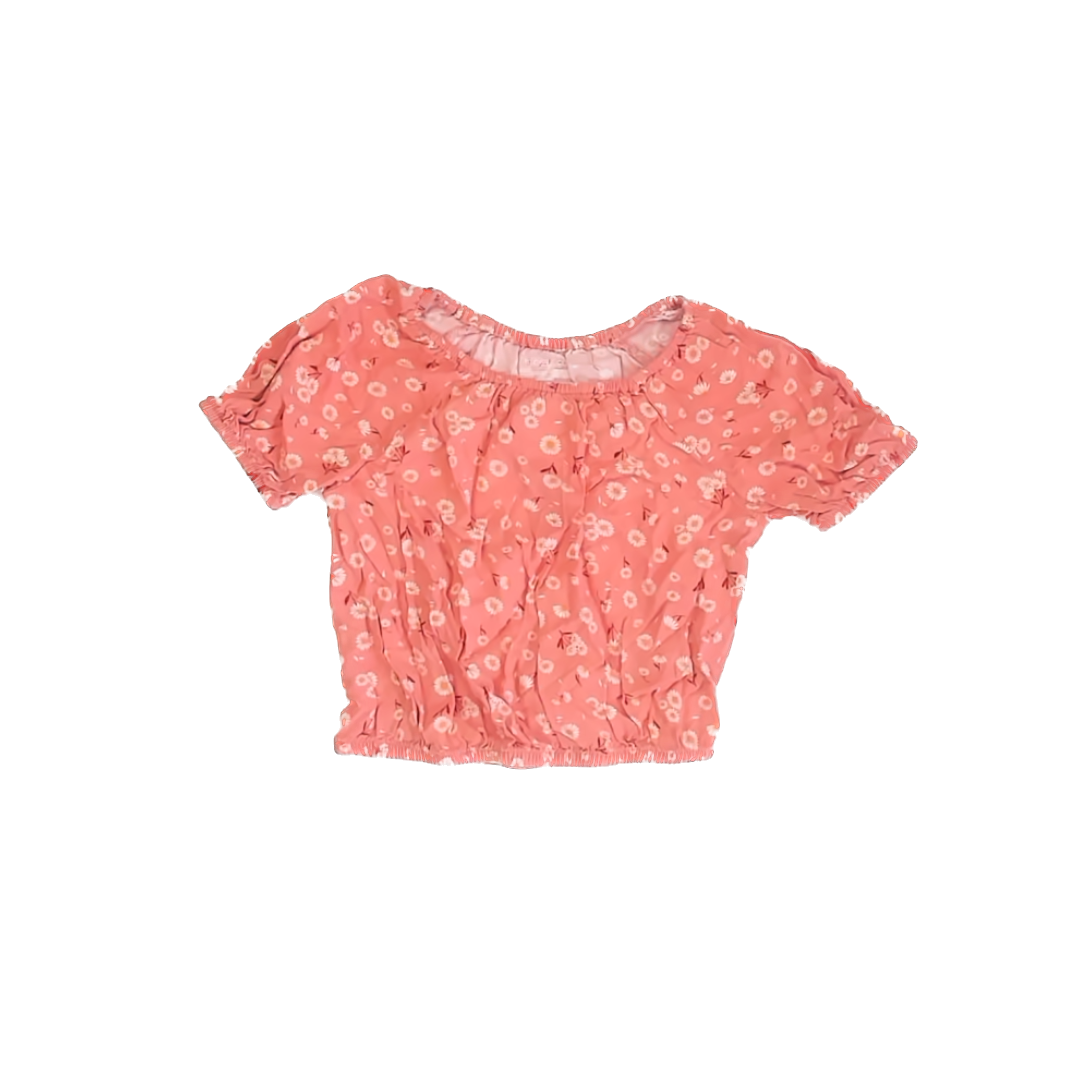 Cat & Jack Girls Peach Blouse Size: 8 Years Peach