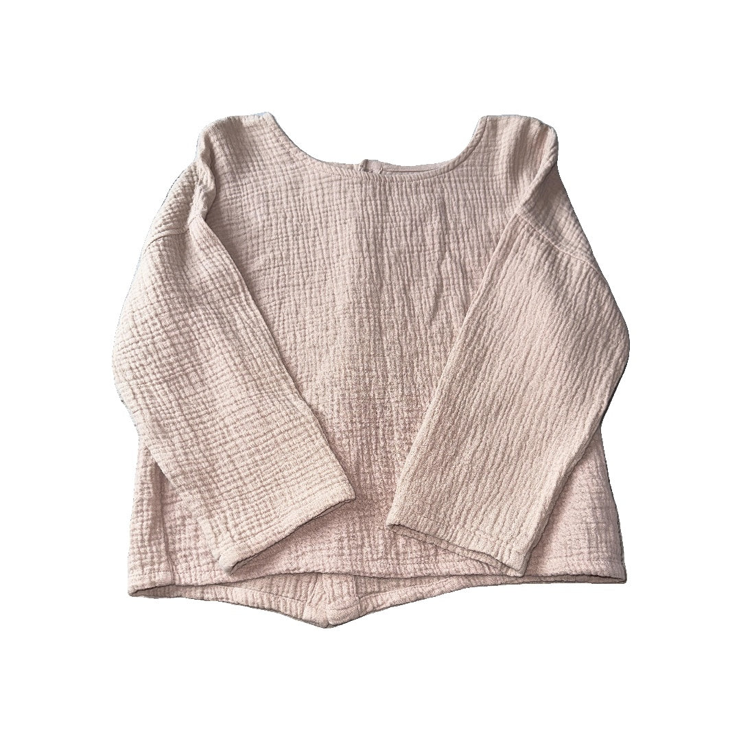 The Simple Folk Girls Peach Long Sleeve T-Shirt Size: 5-6 Years Peach