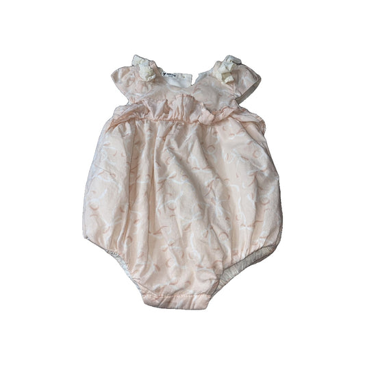 Jillians Closet Girls Peach Romper Size: 6-9 months Peach