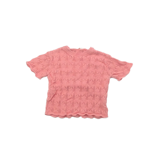 Jessica Simpson Girls Peach Sweater Size: 6 Years Peach