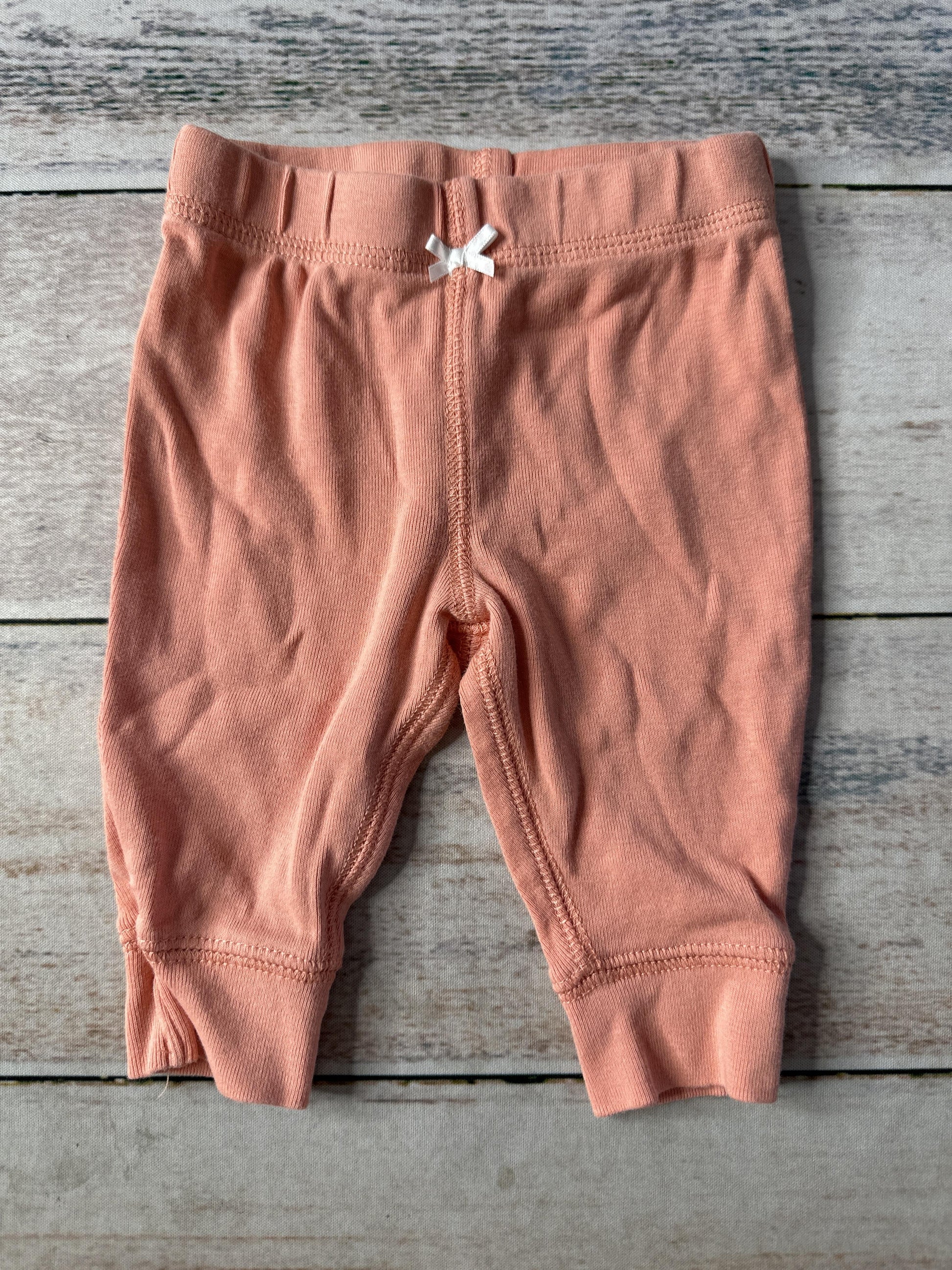Carters Girls Peach Pants Size: 3 months Peach