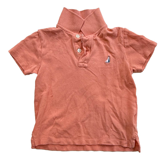 Crewcuts Boys Peach Polo Shirt Size: 3T Peach