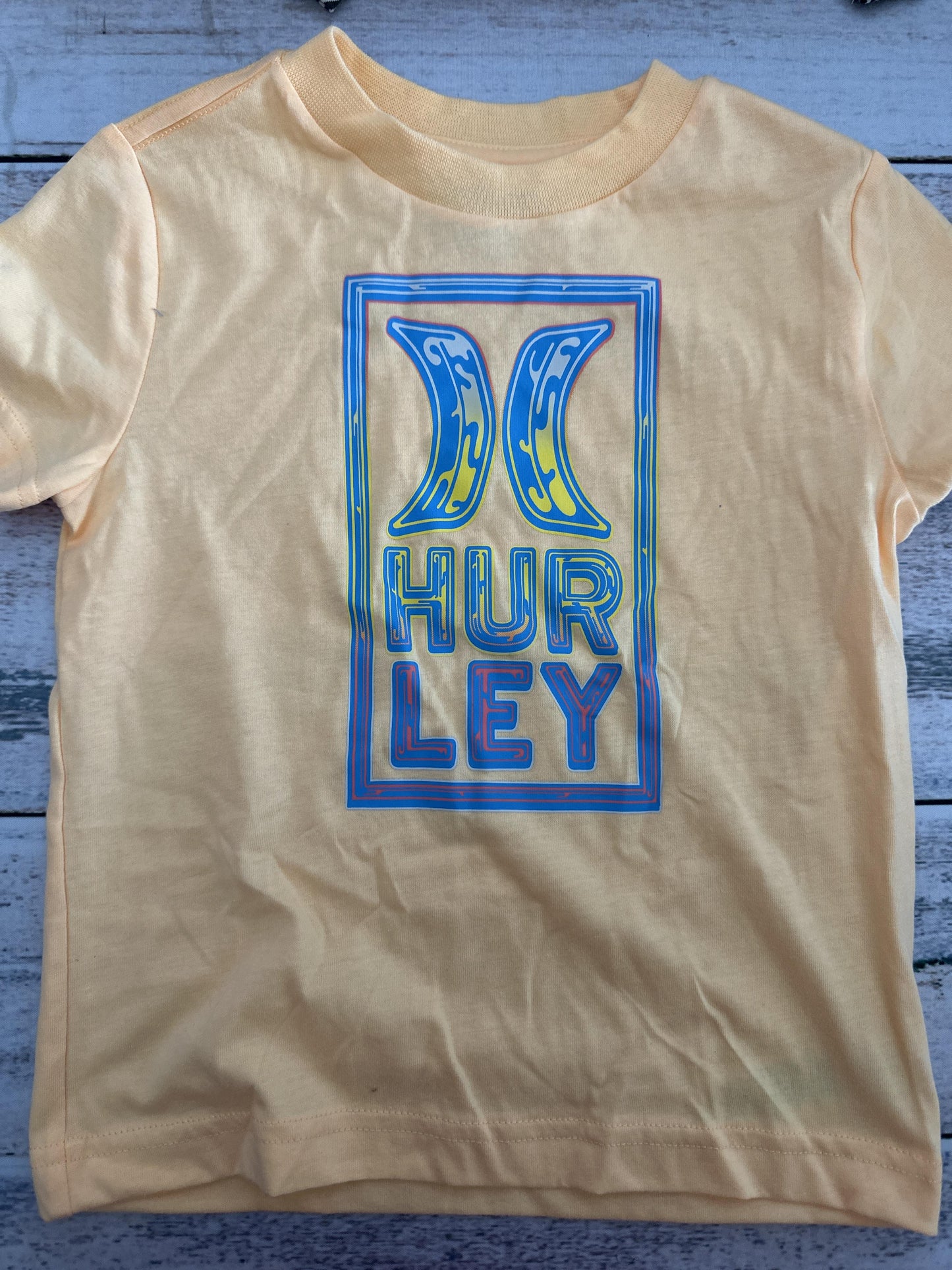 Boys Peach Button Down Short Sleeve Size: 4T Peach