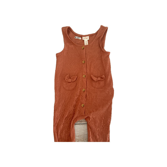 Cat & Jack Girls Peach Overalls Size: 12 months Peach