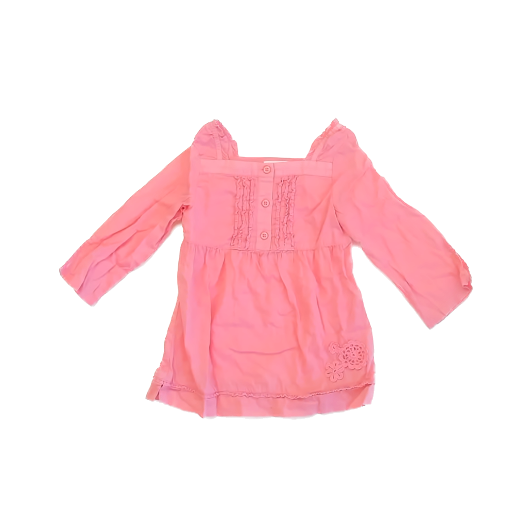 Janie and Jack Girls Peach Dress Size: 2T Peach