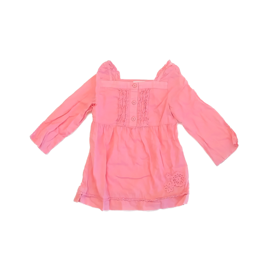 Janie and Jack Girls Peach Dress Size: 2T Peach